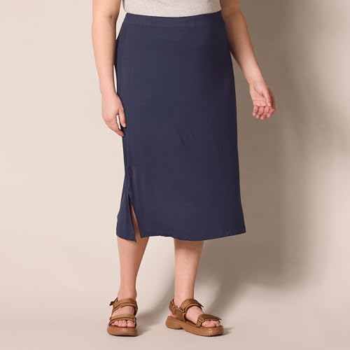 Women's Pull-On Knit Midi Skirt (Available in Plus Size)