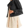31KBkHI5mqL.jpg Takaneo Womens Denim Jacket Peter Pan Collar Cute Cropped Long Sleeve Shirts Jean Coat with Pockets