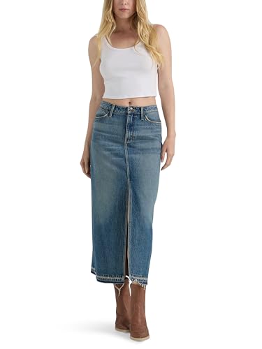 Women's Denim Maxi Skirt