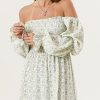 Women’s Baby Shower Dress, Nursing Cotton Yuki Dress, Muslin Maternity Gown for Photoshoot