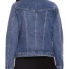 Women's Casual Long Sleeve Stretch Denim Jacket Boyfriend Button Up Jean Jackets with Pockets