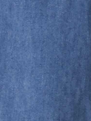 41DlKZPLGkL.jpg Denim Dress for Women's Collared Short Sleeve A-Line Button Up Jean Midi Dresses