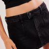 Denim Skorts for Women Low Waist Stretchy Jean Mini Skirt Summer Casual Y2K Shorts