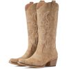 Cowboy Boots For Women Western Cowgirl Boots Mid Calf Snip Toe Boot With Chunky Heel