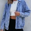 Women's Jean Jacket Long Sleeve Zimbaplatinum Overszied Denim Jackets Shacket Coat Fashion Spring Outfits 2025