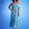 Sleeveless Square Neck Tiered Maxi Ruffle Detail | Summer Dresses for Women