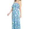 Sleeveless Square Neck Tiered Maxi Ruffle Detail | Summer Dresses for Women