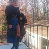 Women's Casual Slit Denim Midi Jean Skirt Stretch High Waisted Button Up Frayed with Pockets