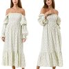 Women’s Baby Shower Dress, Nursing Cotton Yuki Dress, Muslin Maternity Gown for Photoshoot