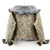 Women’s Sweet Peter Pan Collar Long Sleeve Jacquard Denim Jacket