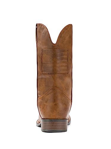 31-VP94tLWL.jpg Cowboy Boots For Men Wide Western Boot Traditional American Flag Retro Square Toe Country Work Boots