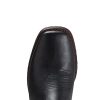 Cowboy Boots For Men Wide Foot Square Toe Western Boots with Classic Embroidered Durable Slip on Boots