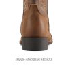 Western Boots For Men - Mens Square Toe Cowboy Boot, Oil/Slip Resistant, Durable Fashionable Classic Pull on 10 Inch Mid-Calf