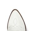 Women's Wide Calf Cowboy Boots Pull-On Mid-Calf Embroidered Pointed Toe Retro Western Boots