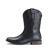 Cowboy Boots For Men Wide Foot Square Toe Western Boots with Classic Embroidered Durable Slip on Boots