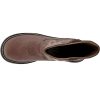 Womens Chunk Rider Embroidery Round Toe Casual Boots Ankle Low Heel 1-2" - Brown