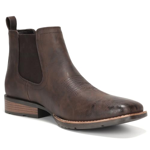 Cowboy Boots For Men Ankle Boots Western Boot Casual Dress Slip On Chelsea Men