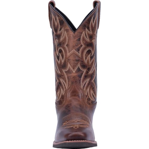 Mens Breakout Square Toe Casual Boots Mid Calf - Brown