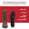 Temple 10" Roper Cowboy Boots for Men - Durable Pull-On Round Toe Cowhide Boots with Covered Cushion Insole and Triple-Density