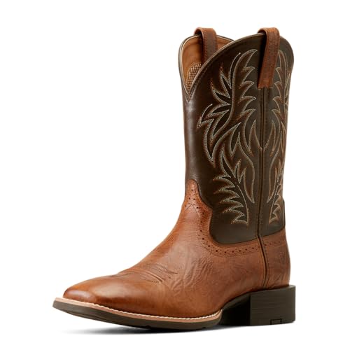 Sport Western Wide Square Toe Mens Boot