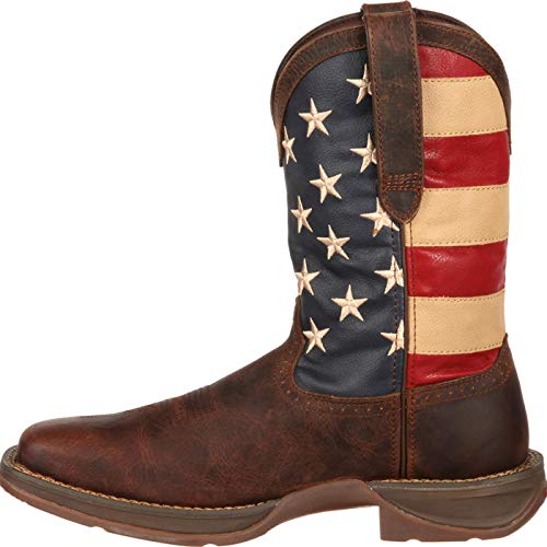 Men's Patriotic Pull-On Western Flag Boots