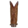 Women's Cowboy Cowgirl Boots Western Wide Square Toe Wide Calf Boots Brown