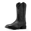 Cowboy Boots for Men Square Toe Embroideried Western Boots Traditional Country Boots Durable Work Boots
