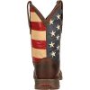 Men's Patriotic Pull-On Western Flag Boots