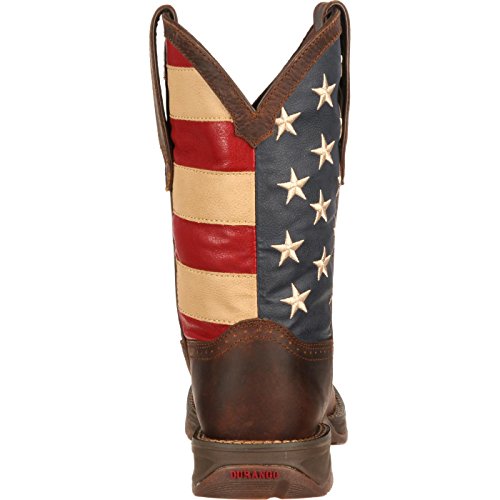 Men's Patriotic Pull-On Western Flag Boots