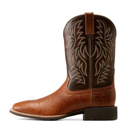 Sport Western Wide Square Toe Mens Boot