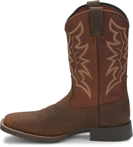 Chet 11" Western Boots for Men - Stampede Collection - Orthotic Insole Square Toe