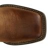 Women's Cowboy Cowgirl Boots Western Wide Square Toe Wide Calf Boots Brown