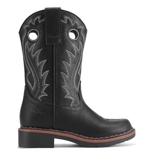 Boys Cowboy Boots Kids Western Boots Square Toe Girls Cowgirl Boots for Toddler/Little Kid/Big Kid