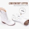 Cowboy Boots for Girls - Pointed Toe Kids Cowgirl Boots - Mid Calf Western Youth Boots for Toddler to Big Kids - Horse Riding &