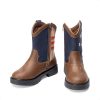 Boys Girls Cowboy Boots Kids Western Riding Mid Calf Boots with Side Zipper (Toddler/Little Kid/Big Kid)
