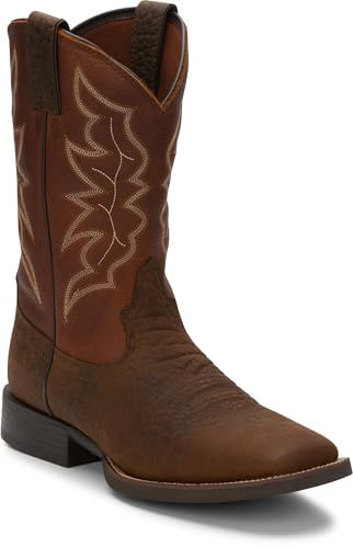 Chet 11" Western Boots for Men - Stampede Collection - Orthotic Insole Square Toe