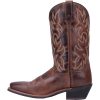 Mens Breakout Square Toe Casual Boots Mid Calf - Brown