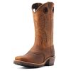 mens Hybrid Roughstock Square Toe Waterproof Cowboy Boot