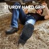 Cowboy Work Boots for Men Waterproof Square Toe Leather Western Boots Puncture Resistant Indestructable Steel Toe Safety Boots