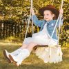 Cowboy Boots for Girls - Pointed Toe Kids Cowgirl Boots - Mid Calf Western Youth Boots for Toddler to Big Kids - Horse Riding &