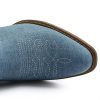 Women's Mid Calf The Western Cowboy Boots Fashion Cowgirl Boots For Women Low Heel
