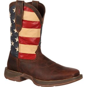 Men's Patriotic Pull-On Western Flag Boots