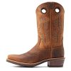 mens Hybrid Roughstock Square Toe Waterproof Cowboy Boot