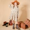Kids Cowgirl Boots for Girls Western Square Toe Girls Sparkle Boots Zipper Mid Calf Low Heel Horse Riding for Toddler Little Big