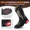 Toddler Cowboy Boots for Boys Girls Cowgirl Boots Light Up Kids Western Boots for Toddler/Little Kid