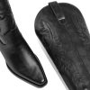 Knee High Boots Women Cowgirl Cowboy Western Fall Chunky Block High Heel Tall Long Fashion Boot Side Zipper
