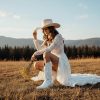 Cowboy Boots For Women Western Cowgirl Boots Pull On Pointy Toe Mid Calf