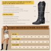Cowboy Boots for Women Wide Calf - Cowgirl Boots with Pointed Toe and Chunky Heel for All-Day Comfort | Perfect for Country