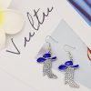 Rhinestone Western Boots Earrings Cowgirl Cowboy Enamel Hat Bohemian Rodeo Boot Drop Dangle Earrings for Women